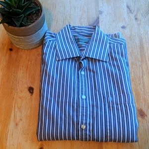 Givenchy Men: Blue Cotton Dress Shirt (Modern Fit)